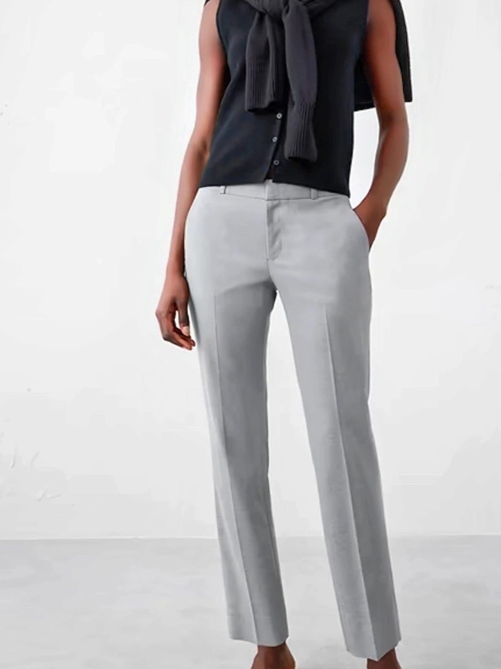 Banana Republic High-Rise Sloan Pant Gray Size 6